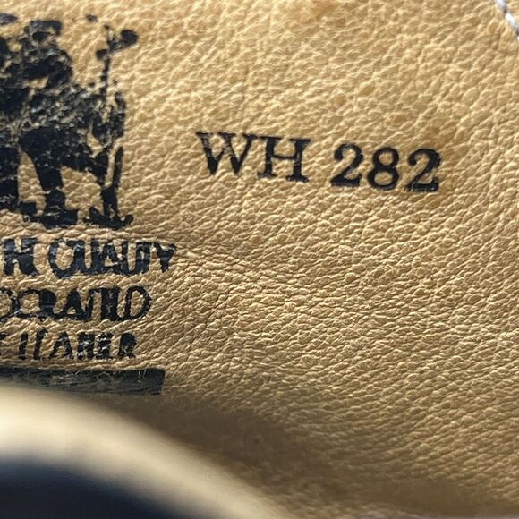 PabDer Black Calf Leather Made in ITALY Handmade Zipper Boots Mens Size 6.5 - Picture 10 of 14